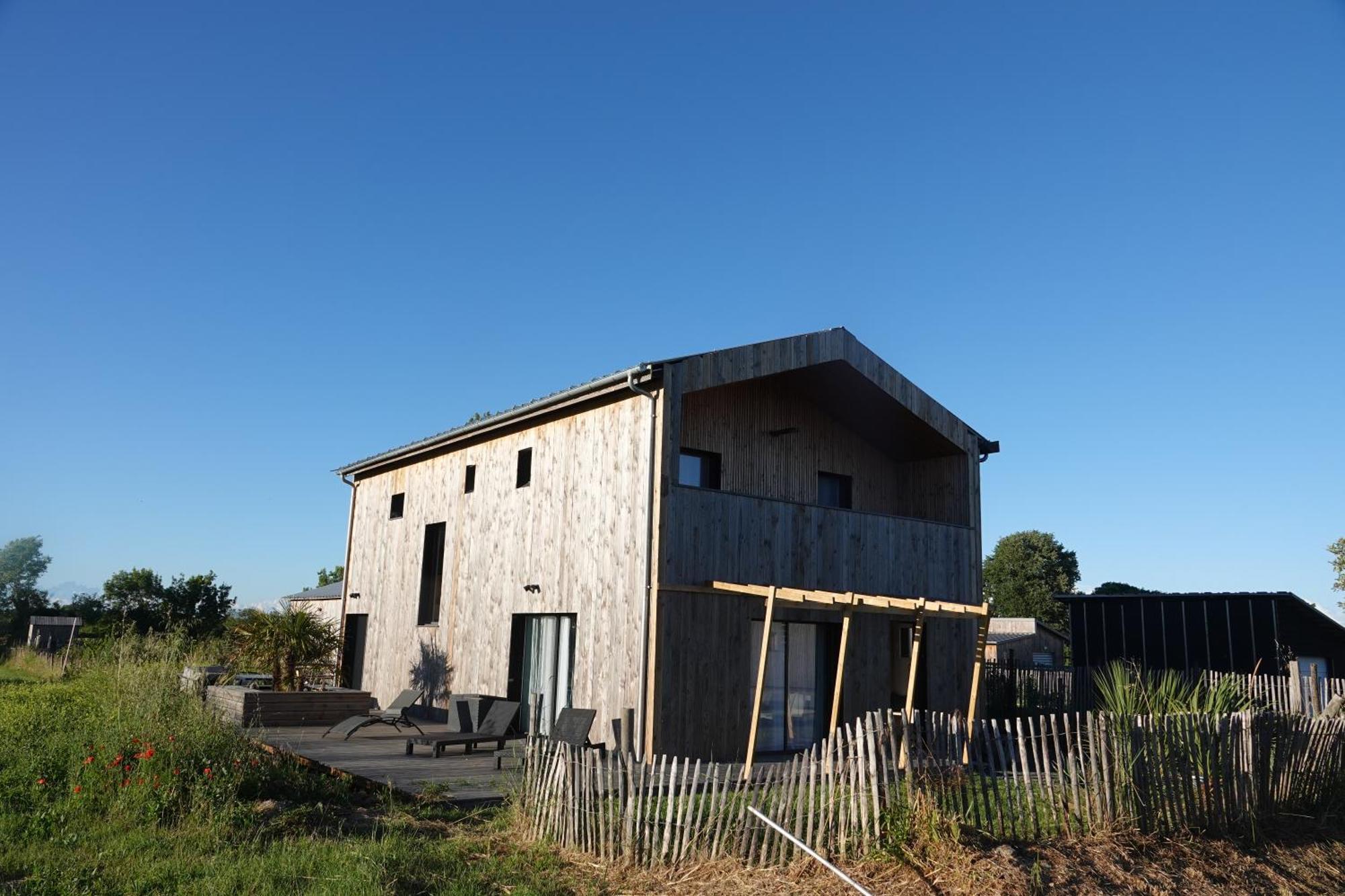 Maison Bois, Les Conches 10 Pers Longeville-sur-Mer Bagian luar foto